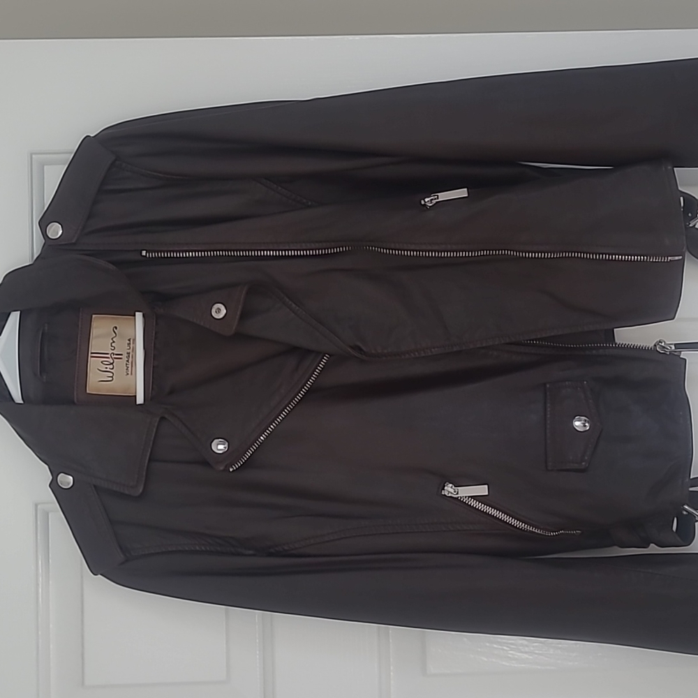 Wilson's Chocolate Brown Leather Jacket